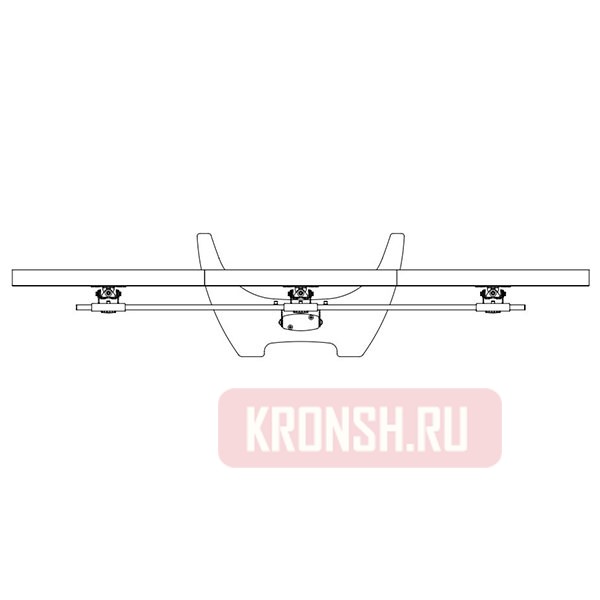 Кронштейн ARTKRON M310 (серебристый)