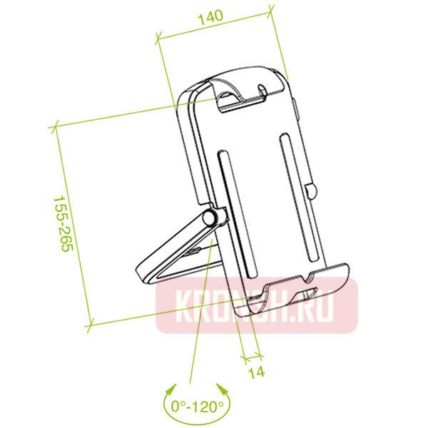 Крепление для планшета ErgoFount BTAB10-03