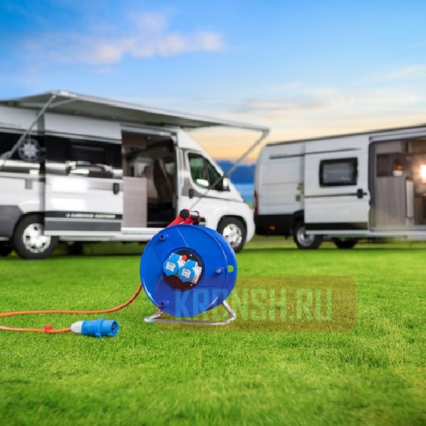 Удлинитель CEE на катушке Brennenstuhl (2 розетки, 25 м), 1182760100